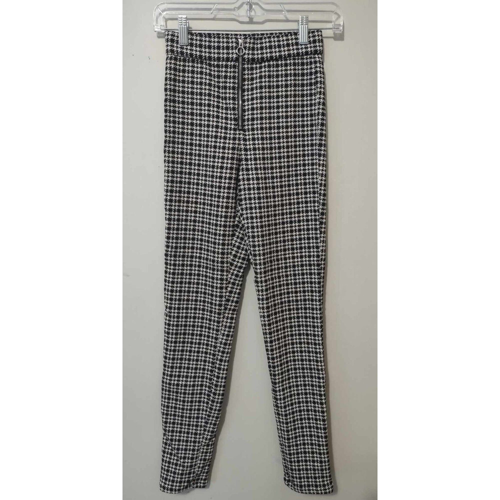 Garage Black & White Houndstooth Pants Size XS
